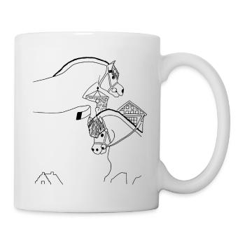 Fjordpferde Erdbach 30728 - Tasse - Weiß - Rechts