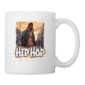 Rap & Hip Hop Music Album Cover 2 - Anime Shirt - Mug - white - Right