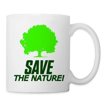 Tree Save the Nature - Mug - white - Right