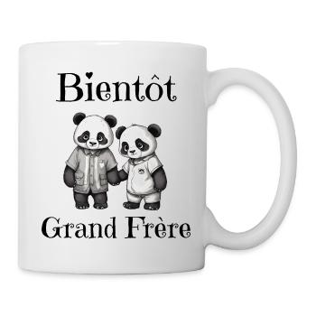 Futur grand frère - Bientôt grand-frère - Mug blanc - blanc - Droite