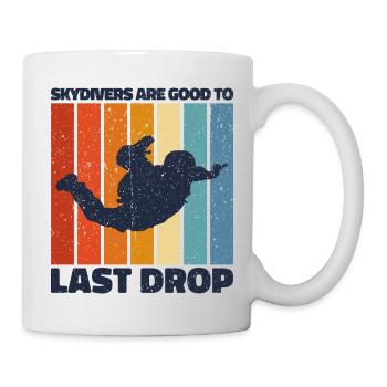 Citation drôle de parachutiste : cadeau parfait ! - Mug blanc - blanc - Droite