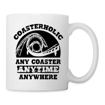 Coasterholic Roller Coaster - Tasse - Weiß - Rechts