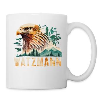 Watzmann Steinadler Bartgeier Souvenirs - Tasse - Weiß - Rechts
