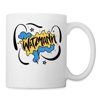 Watzmann Freude Kunst Lifestyle Extravagant Mode - Tasse - Weiß - Rechts
