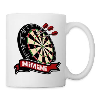 Dart 26 Ich höre immer nur Mimimi - Spruch - Tasse - Weiß - Rechts