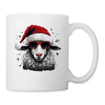 Moutons de Noël - Mug blanc - blanc - Droite
