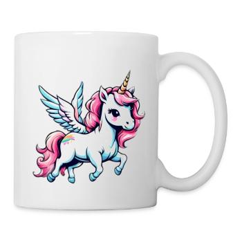 Licorne Einhorn Kawaii - Tasse - Weiß - Rechts