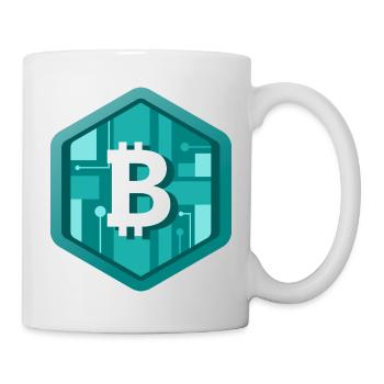 B Krypto Logo - Tasse - Weiß - Rechts