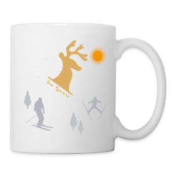 Winter Sports Skiing - Mug - white - Right