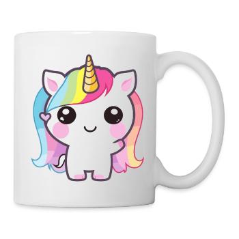 Bébé licorne - Mug blanc - blanc - Droite