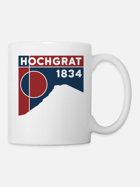 Hochgrat Wanderung Oberstaufen Wandern Andenken - Tasse - Weiß