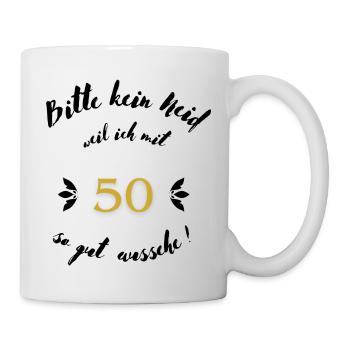 50er Schwarz - Tasse - Weiß - Rechts