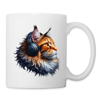 Melodic Maine Coon - Feline Groove - Tasse - Weiß - Rechts