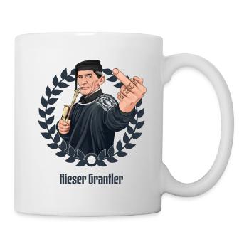 Rieser Grantler // Illustration - Tasse - Weiß - Rechts