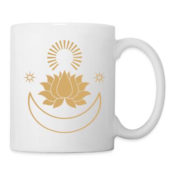 Sun, moon and stars - Mug - white - Right