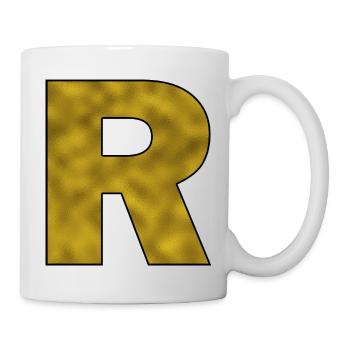 Letter R Gold - Mug - white - Right