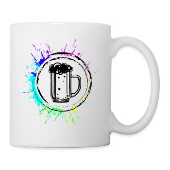 Beer Mug Beer Glass - Mug - white - Right