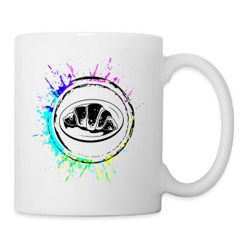 Croissant Symbol - Tasse - Weiß - Rechts