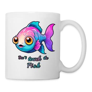 Poisson sucré et coloré - Mug blanc - blanc - Droite