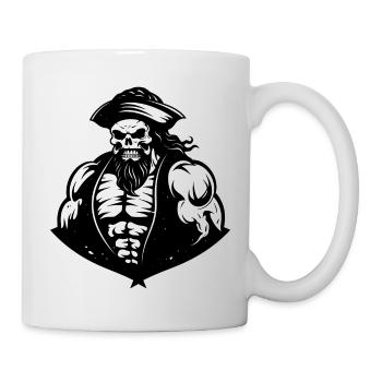 Pirat - Tasse - Weiß - Rechts