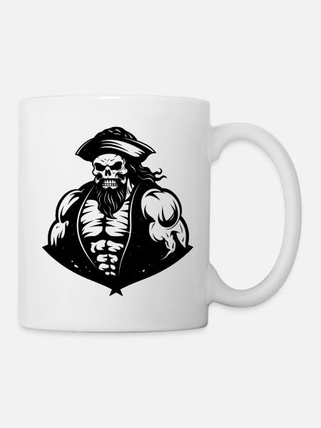 Pirat - Tasse - Weiß