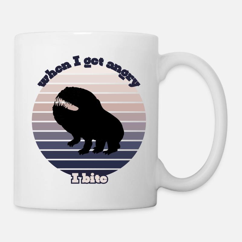 Je mords - Mug blanc - blanc