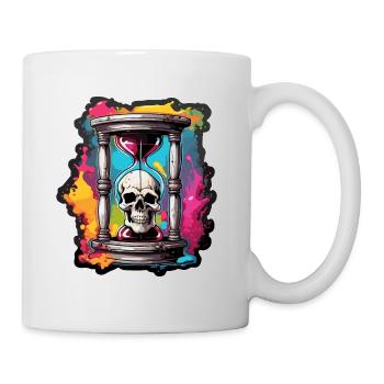Hourglass / Timepiece / Antique /Grains of Sand / Drain - Mug - white - Right