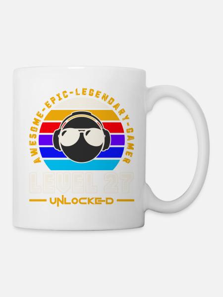Level 27 - Mug blanc - blanc