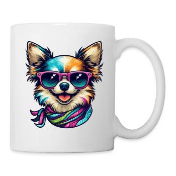 Colorful Chihuahua - Mug - white - Right