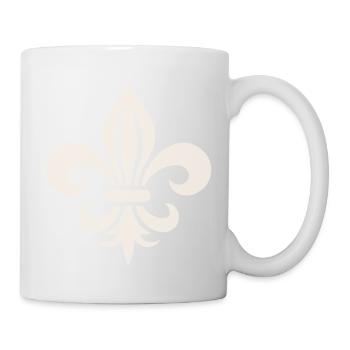 Bold French lily Logo Design - Mug - white - Right
