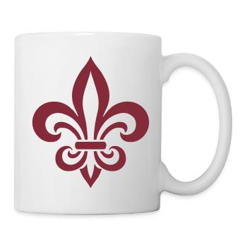 Bold French Lily Emblem - Mug - white - Right