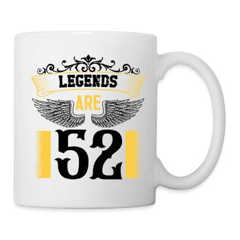 Legends are 52 years old, birthday 52 - Mug - white - Right