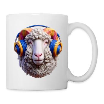 Groove Fleece - Woolen Tunes - Tasse - Weiß - Rechts