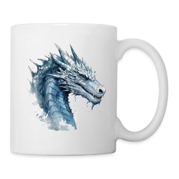Dragon, Dragon Head, Fantasy, Magic, Mysticism, Creature - Mug - white - Right