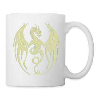 Fantasy Dragon Anime Dragon Head Reptile mythique - Mug blanc - blanc - Droite