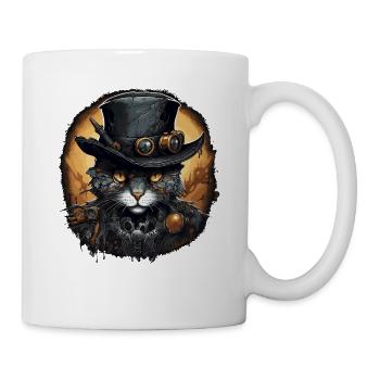 Steampunk Cat - Mug - white - Right