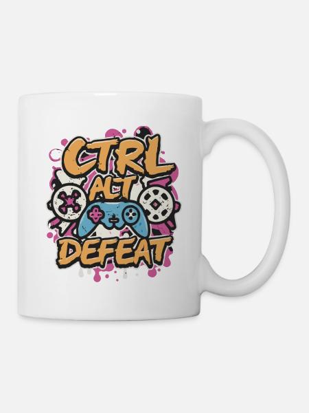 CTRL ALT Défaite - Mug blanc - blanc