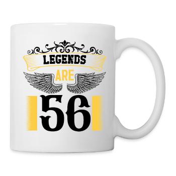 Legends are 56 years old, birthday 56 - Mug - white - Right