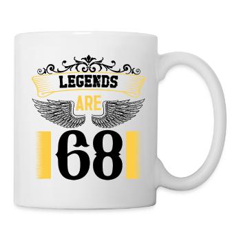 Legends are 68 years old, birthday 68 - Mug - white - Right