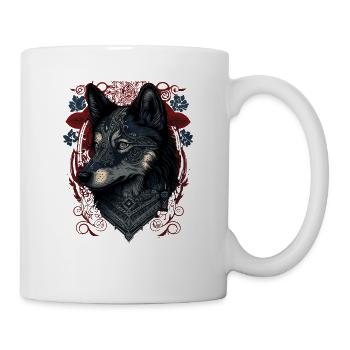 Chien Husky - Mug blanc - blanc - Droite