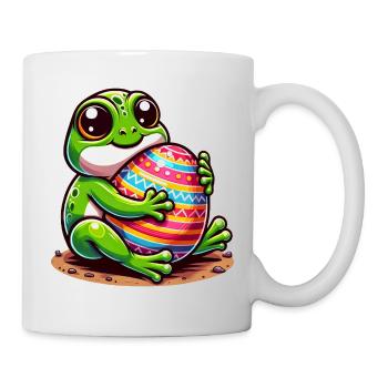 Easter Frog: Loving Embrace - Mug - white - Right