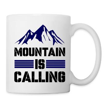 mountain adventure is calling - Tasse - Weiß - Rechts