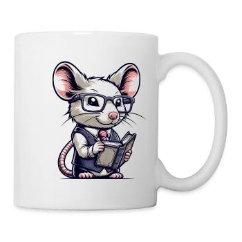 Cute Mouse Teacher - Mug - white - Right
