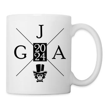 Enterrement de vie de garçon 2024 singe - Mug blanc - blanc - Droite