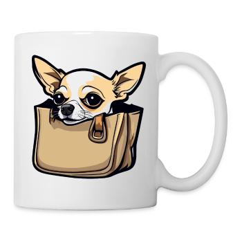 Chihuahua / small dog / animal / tiny / breed - Mug - white - Right