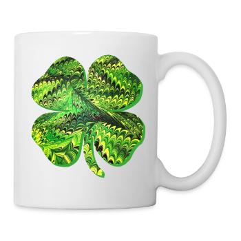 Trèfle E 35 - Mug blanc - blanc - Droite