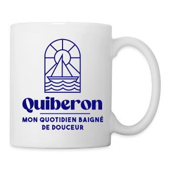 Quiberon, douceur, Bretagne Morbihan 56 - Mug blanc - blanc - Droite