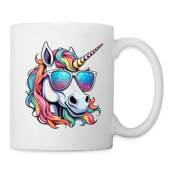 Unicorn / mythical creatures / fairy tales / magic / glitter - Mug - white - Right