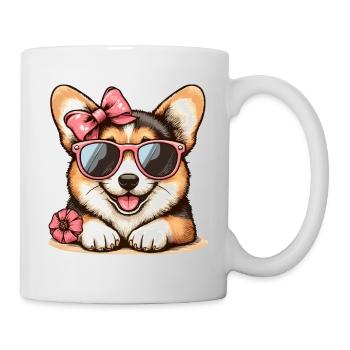 Corgi Girl - Mug - white - Right