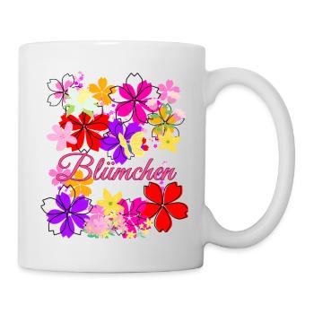 Flowers, flowers, flower costume, carnival - Mug - white - Right